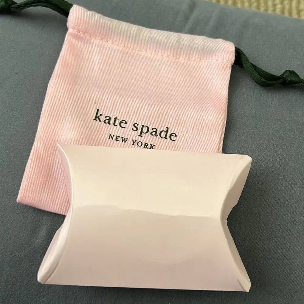 NWT Kate Spade Everyday Spade Necklace Pink/Gold D